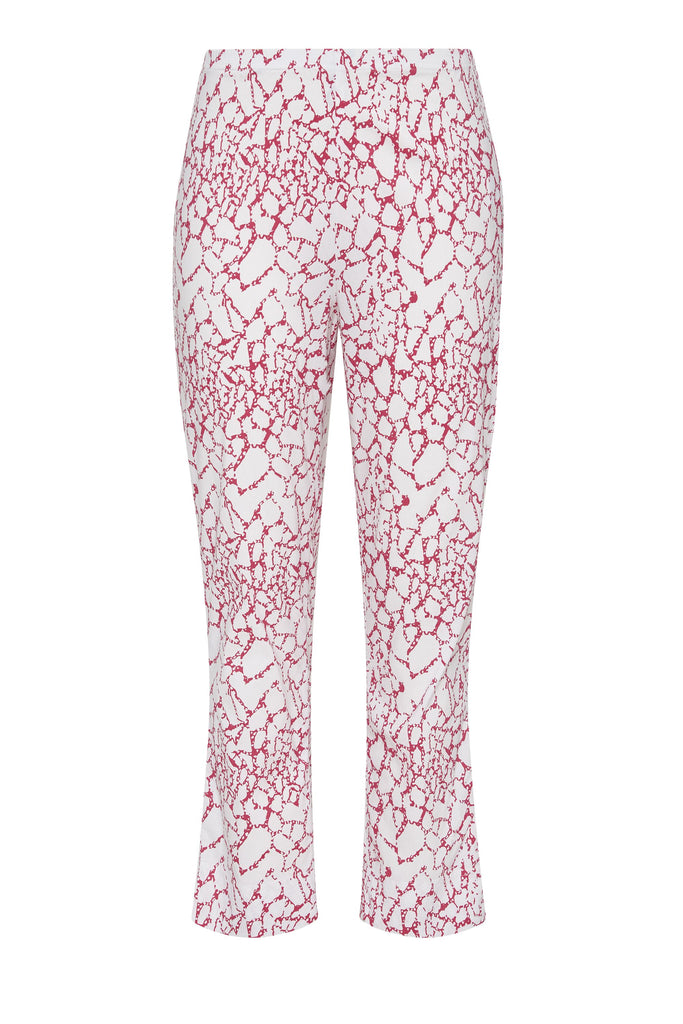 Verge Stockist Online Australia Signature of Double Bay Acrobat Blink 7/8 Pant Hot Pink/White