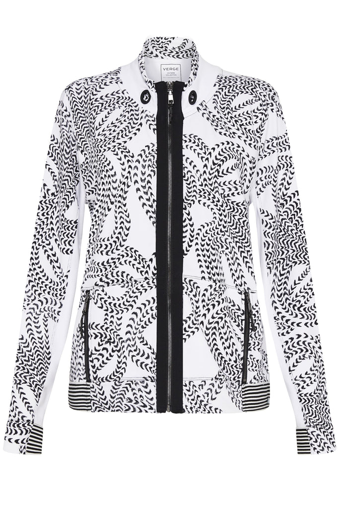 Buy Verge Online Australia Sydney Buy Double Bay Fashion Verge Entwine Jacket Print 7632SF